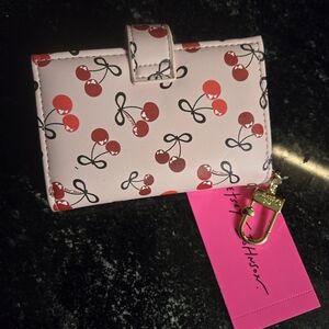 Betsey Johnson Pink Cherry Wallet